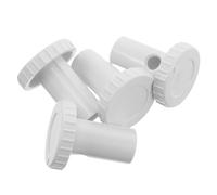 Générique Bouchons de Vidange Ronds Installation Simple Kit de 4 en Plastique Blanc et Performance Basse Température pour Refroidisseur et Congélateur