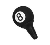 Générique Bouchons de vin en Silicone | Couvercle réutilisable en Forme de Boule de Billard n°8 | Bouchon à vin | pour Conserver la fraîcheur, Whisky, Bar, soirée,