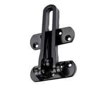 Générique Boucle Antivol pour Porte d'Hôtel en Alliage de Zinc Verrou de Sécurité Noir Mat Loquet Robuste et Antirouille pour Chambres et Suites Vip