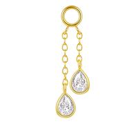 Générique Boucle d ' Oreille perlée Personnalisable en Forme de en Argent pour l ' Expression de Bijoux à la Mode, Cadeaux