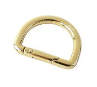 Générique boucle de ceinture Lot de 5 ou 10 boucles métalliques for sangles sac, anneaux en D, fermoirs, ceintures, à ressort, porte-clés, mousquetons, accessoires bricolage(LightGold,19mm-5Pcs)