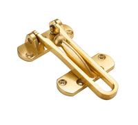 Générique Boucle de Sécurité de Porte Verrou Antivol Facile à Utiliser en Alliage de Zinc Or Coins Arrondis et Lisses, pour Maison et Restaurant