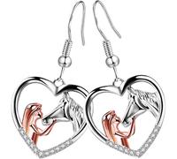 Générique Boucles D’Oreilles Pendantes Animaux en Alliage Léger 1 Paire pour Adolescentes Design Cartoon Présent pour Filles et Occasions Festives