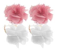 Générique Boucles D'oreilles Confortables et Faciles à Porter 2 Paires Fleuries pour Femmes en Alliage Style pour Rendez-soirées