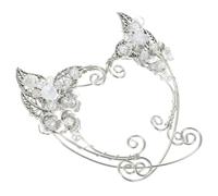 Générique Boucles D'oreilles Pendantes Fée sans Piercing en Alliage Argenté, Manchette D'oreille Confortable au Design Créatif, pour Anniversaire ou Fête