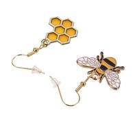 Générique Boucles Oreilles Pendantes Abeille Créatives pour Femmes Design Ruche Rétro Légères et Élégantes pour Fêtes et Usage Quotidien