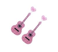 Générique Boucles Oreilles Pendantes Guitare Classique Rose Créatives et Stylées Bijoux Féminins pour Fêtes et Usage Quotidien