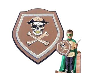 Générique Bouclier De Chevalier Dragon Ambre - Mousse EVA | Accessoire D'Armure De Noble Guerrier Cosplay | Protection De Jeu Fantaisie Légère Enfant Déguisement LARP Fêtes Et Imagination