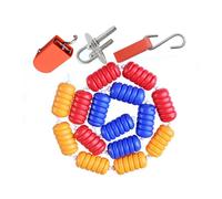 Générique Bouée de démarcation pour Piscine, Ligne de sécurité, Installation Facile pour équipement de Plage et de Parc Aquatique, Forte flottabilité, Corde en Nylon Durable, 18 mètres de Long