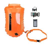 Générique Bouée De Nage en Eau Libre,avec Pochette Étanche Tactile pour Téléphone Flotteur Eau Libre,Flotteur De Sécurité Natation | pour Triathlètes Kayakistes Entraînement Course Extérieur Lac