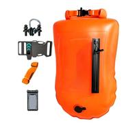 Générique Bouée De Natation en Eau Libre | avec Pochette Étanche Tactile pour Téléphone Flotteur Eau Libre - Pull Buoy De Natation,pour Triathlètes Kayakistes Entraînement Course Extérieur Lac