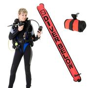 Générique Bouée de plongée sous-Marine - Nylon 210D Enduit TPU 45x5 Pouces | Marqueur, Tube Flottant, Signal sécurité pour la sous-Marine, en apnée et l'apnée Gonflage