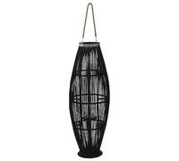 Générique Bougeoir Suspendu Bambou Noir 95 cm,Bougeoirs,6.35KG-246812