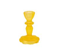 Générique - BOUGEOIR Verre Salvia 11CM Jaune Mat