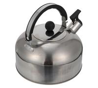 Générique Bouilloire à Sifflet Résistante Chaleur en Acier Inoxydable 2l Poignée Ergonomique Grosse Capacité pour Cuisinière Gaz et Induction, Usage Domestique Sûr