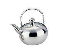 Générique Bouilloire avec Couvercle, Bouilloire En Acier Inoxydable avec Poignée, Cadeau Portable, Bouilloire pour Eau Bouillante Idéale pour Le Camping et Le R, 2.5l
