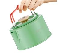 Générique Bouilloire Pour Camping Pot à Café en Acier Inoxydable 1100ml