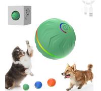 Générique Boujee Gravity Ball Dog, Boujee Vibrating Dog Ball, 4-Hour Playtime, Automatic Rolling & Rotating Moving Dogs Toy (Green)