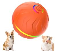 Générique Boujee Gravity Bounce Ball, Smart Dog Jumping Ball, Glowing and Bite-Resistant Vibrating DogBalls,Interactive Dog Toys, Automatic Bouncing and Rotating Balls for Pets (Orange,1 PCS)