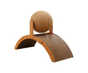 Générique Boule à griffer pour Le Chat,Divertissement Vertical - avec Socle Jouet à griffer | pour Petit Chien Grand Chien Lapin Chiot Dressage Et Limage des Griffes Contre L'Ennui Et Jeu D'Intérieur