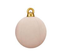 Générique Boule de Gonflable - Boules gonflables de en Velours géant de 60 cm, Globes de Vacances en PVC de 23,6 Pouces, Ornements de Nël floqués géants | pour Lieu de Travail, fête de Danse, Cour de