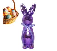 Générique Boule Disco Lapin - Mousse 9.45x3.15 Pouces | Décoration Amusante Miroir | Accessoire Fête pour Adultes Anniversaire Célébration Danse Et Divertissement Festif