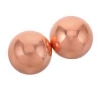 Générique Boule en Cuivre pour Bain D’Oiseaux Extérieur - Sphère Solide 2 Cm en Laiton Solide - Nettoyage Facile pour Bassin et Abreuvoir Jardin - Résistance aux Intempéries, Purificateur