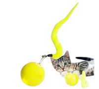 Générique Boule Mobile pour Chat - Jeu Électrique Chaton - Jouet Taquin Électrique pour Chaton,pour Propriétaires Et Amoureux D Animaux Intérieur Extérieur Maison