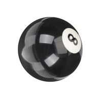 Générique Boules de Billard Noires pour Table de Billard Style Anglais, Boule d'entraînement Ronde en résine, Accessoire de Billard pour Joueurs de Niveaux, Facile à Laver