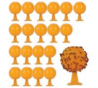 Générique Boules de pièges à Mouches de 20pcs 3, 15 Pouces Receveur Mouches collantes imperméables avec Attractif pour Une Utilisation extérieure intérieure dans Le Jardin, Le verger, Le marché