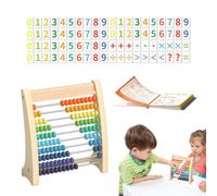 Générique Boulier Math, Boulier pour Math - éducatif, pour Les mathématiques pour Tout-Petits, Jouet de comptage éducatif à 10 rangées, Jouets d'apprentissage préscolaire, Cadeau pour garçons et