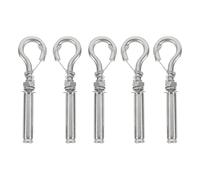 Générique Boulons à Expansion 5pcs Résistants Vieillissement Crochets à Vis en Acier Inoxydable Haute Solidité pour Couvercle de Regard Usage Ingénierie