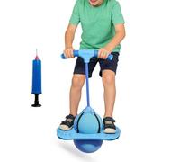 Générique Bounce Ball for Kids - Balance Jumping Toy with Stretchy Handle, 800g Rubber Bouncy Ball for Kids & Adults | for Indoor Outdoor Workout, 290kg Load Capacity, Preschool & Home Backyard Fun
