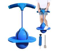 Générique Bouncing Ball - Safe Portable Fun Jumper with Handle and Pump, 300kg Load Thickened Wear-Resistant | Balance Bouncing Ball | Outdoor Indoor Jumping Toy for Adults Boy Girl Fitness Party