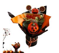 Générique Bouquet Artificiel Halloween,Arrangement Effrayant De Fleurs Artificielles De - Décor Fade-Resistant Automne Maison Salon Salle de Bain Cuisine Chambre Fête Déguisée Maison Hantée