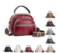 Générique Bousalutend Crossbody Bag, Classic Multifunctional Compartments Leather Shoulder Bag, Bousalutend Sling Bags (I)