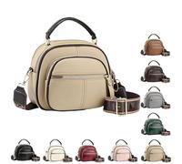 Générique Bousalutend Crossbody Bag, Classic Multifunctional Compartments Leather Shoulder Bag, Bousalutend Sling Bags (B)