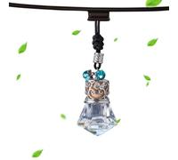 Générique Bouteille De Désodorisant pour Voiture - Diffuseur De Voiture en Verre, Bouteille D'huile Parfumée Rechargeable pour Rétroviseur, Aromathérapie Intérieure Et Maison, Parfum Adapté Aux Voyag