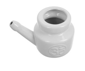 Générique Bouteille de Lavage des Sinus Élégant et Sûr en Céramique 350 Ml, Pot de Rinçage Nasal Facile à Utiliser, pour Yoga et Changements Saisonniers