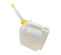 Générique Bouteille de Mélange D'Huile Professionnelle Bidon Essence Bidon Carburant Pot de Ratio Grande Capacité avec Points Séparés pour Essence et Huile, 4 L