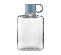 Générique Bouteille De Sport Plate - Gourde Carrée Portable Pour Fitness & Voyage | Bouteille D’eau Réutilisable Étanche 300ml/380ml | Design Mince & Léger Pour Sac, Bureau, Maison & Extérieur