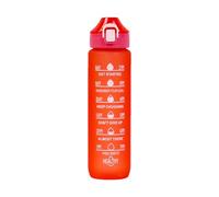 Générique Bouteille de suivi d'eau, bouteille d'eau de sport,Pot à boire pour sport de gym | Tasse de anti-fuite de 1000ml, récipient Portable avec poignée pour le cyclisme, le Camping et l'éc