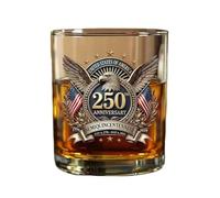 Générique Bouteille de Whisky 250ème - 1776-2006 Verrerie Commémorative Historique,Verre Commémoratif Jour De L'Indépendance - Pour Hommes Papa Grand-Père Fils Adultes Amoureux Familles Amis