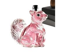 Générique Bouteille De Whisky en Verre en Forme d'animal - Récipient À Vin Mousseux en Forme D'écureuil, Carafe Décorative pour Bar À Domicile | Verrerie 2026 pour Utilisation en Étagère