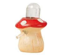 Générique Bouteille d'eau en Forme de Champignon pour Hamster, Support pour Bouteille, Valve en Acier Inoxydable étanche, pour Petits Animaux comme Les, Rouge