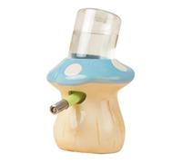 Générique Bouteille d'eau en Forme de Champignon pour Hamster, Support pour Bouteille, Valve en Acier Inoxydable étanche, pour Petits Animaux comme Les, Bleu