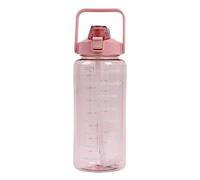 Générique Bouteille D'eau Pour Coureurs, Gourde 2l Motivation Avec Marqueur Et Paille, Bouteille D'eau Anti-fuite Voyage, Gobelets D'eau De Fitness, Voyage D'eau Avec Poignée Paille pour Femme Homme