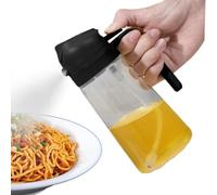Générique Bouteille Distributrice d'Huile - Vaporisateur Transparent à Large Angle - Flacon Pulvérisateur pour Huiles | Distributeur 2-en-1 pour Sauce Soya avec Grand Goulot de Remplissage - Récipie