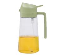 Générique Bouteille Distributrice d'Huile - Vaporisateur Transparent à Large Angle - Flacon Pulvérisateur pour Huiles | Distributeur 2-en-1 pour Sauce Soya avec Grand Goulot de Remplissage - Récipie