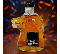 Générique Bouteille En Verre Pour Alcools | Bouteille De Boisson Style Crocodile - Récipient Multifonction Pour Cocktails Maison, Vinaigre, Eau, Huile, Vin, Sodas Et Liqueurs